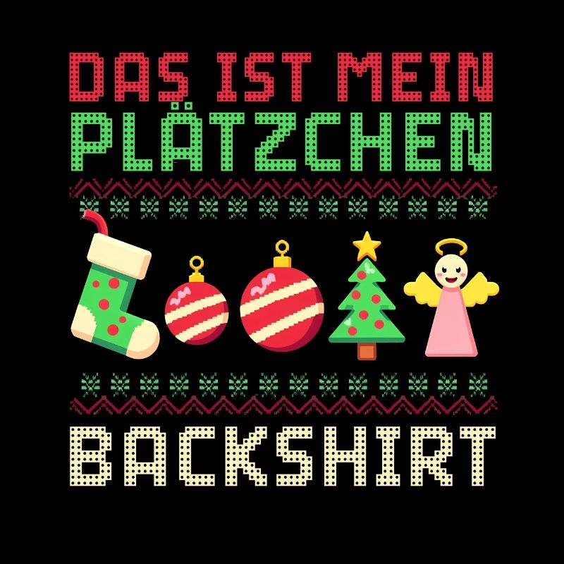 Das ist mein Plätzchen Backshirt Kinder