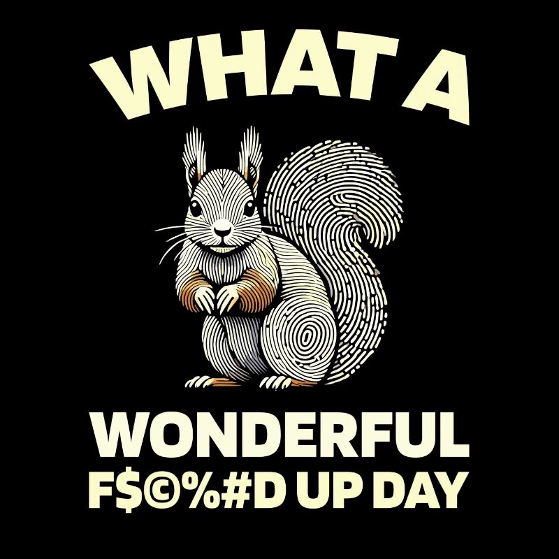 Eichhörnchen Fucked Up Day