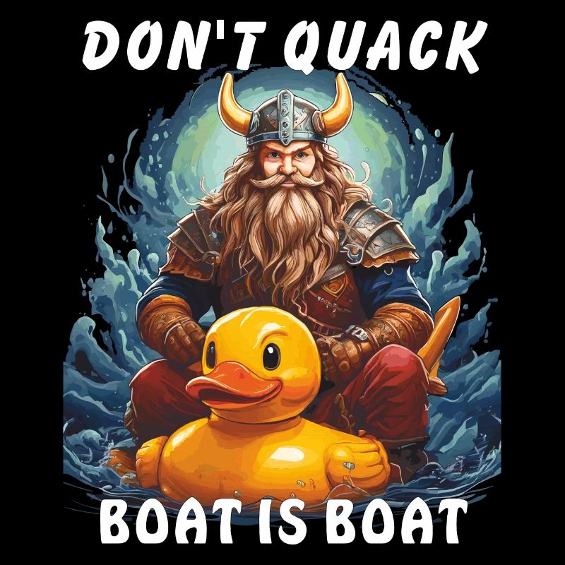 WIKINGER DON´T QUACK BOAT IS BOAT
