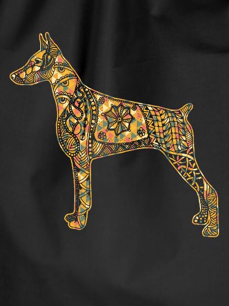 Doberman Pinscher Geometric