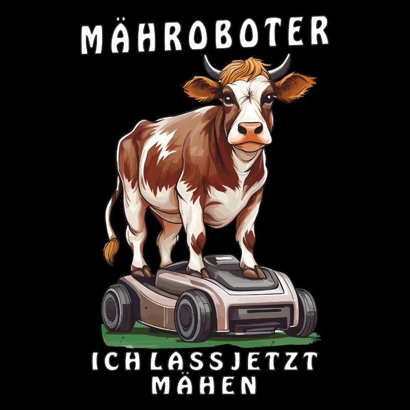 COW ROBOTIC LAWNMOWER I'M HAVING IT MOWED NOW