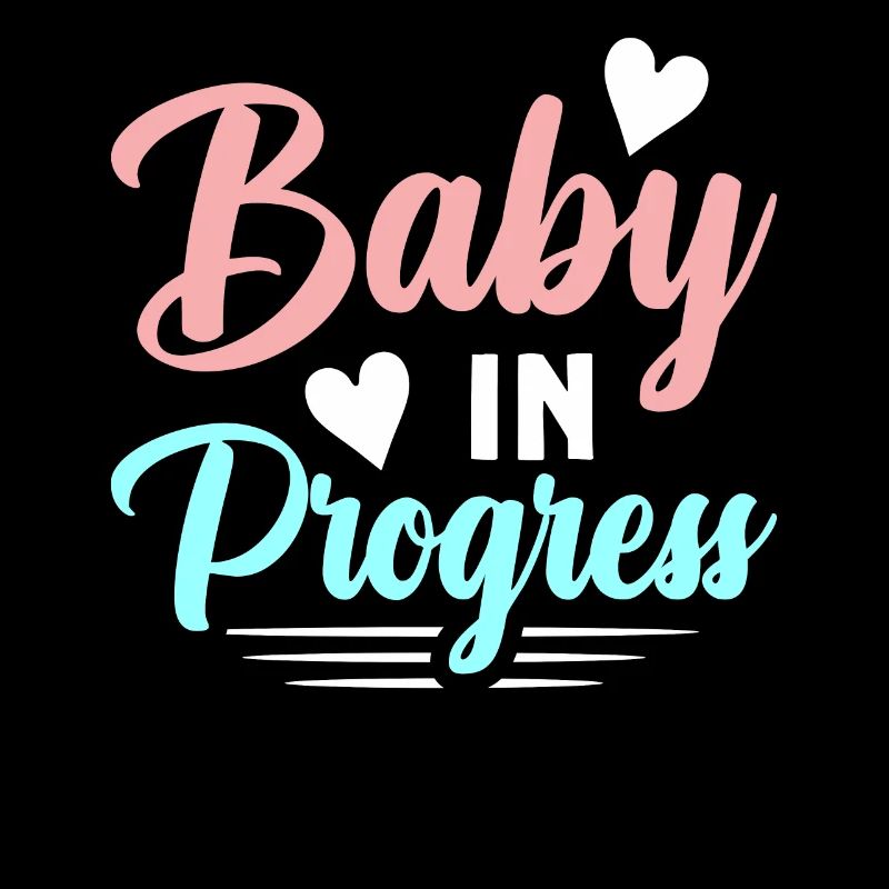 Baby In Progress Schwanger Werdende Mutter