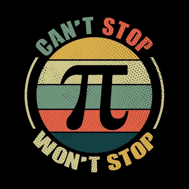 Pi Tag Retro Can't Stop Won't Stop