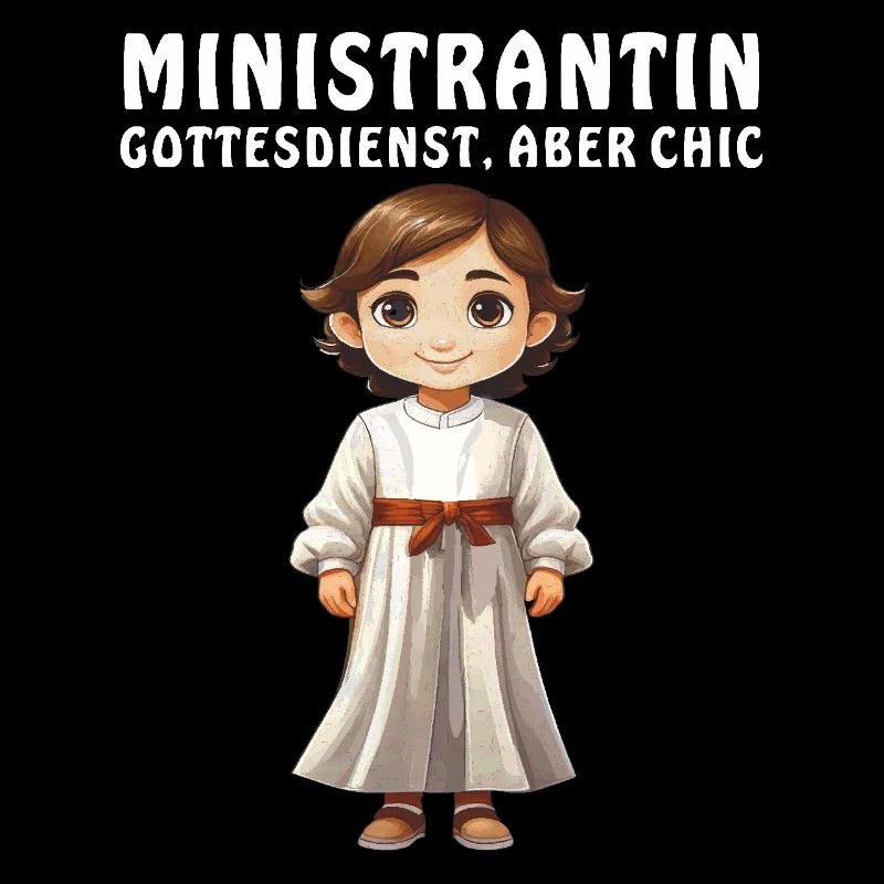 MINISTRANTIN GOTTESDIENST, ABER CHIC