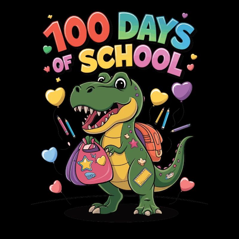 100e jour d’école 100 jour d’école des enfants