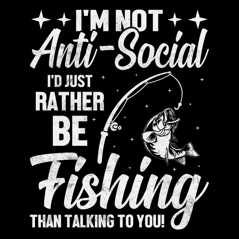 Je ne suis pas antisocial, je préfère juste pêcher