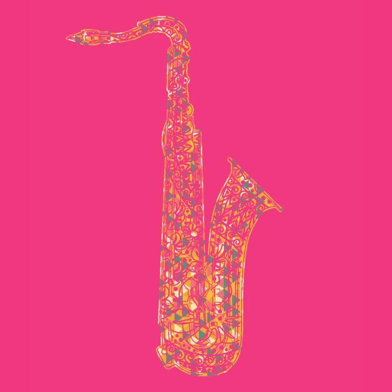 Saxophone Geometric