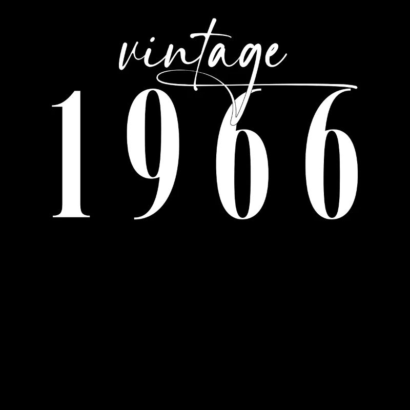 Vintage 1966 Elegant Minimalistisch Geburtstag