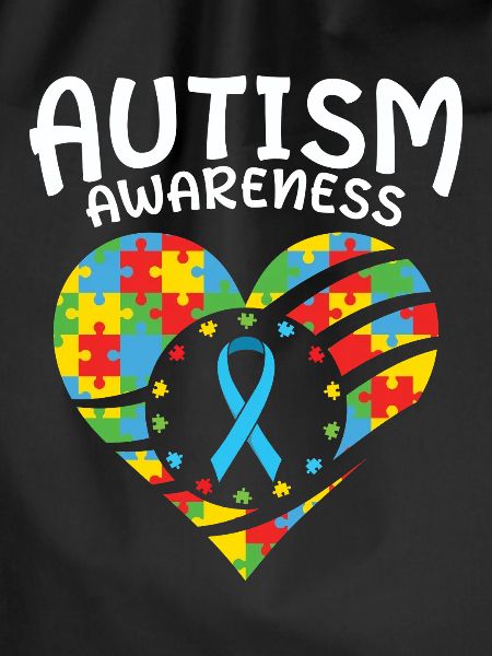 Autism Awareness Heart Puzzle