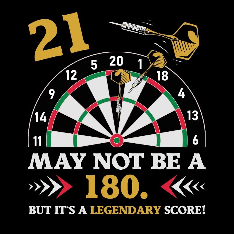 Pas 180 mais un classique : les fléchettes du 21e anniversaire