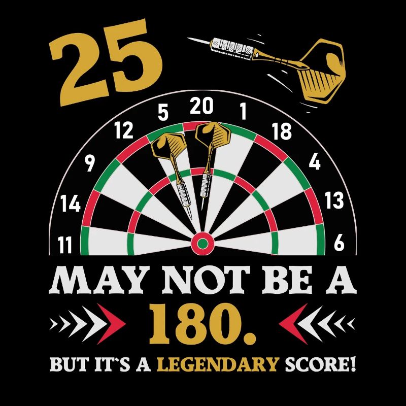 Pas 180 mais un classique : les fléchettes du 25e anniversaire