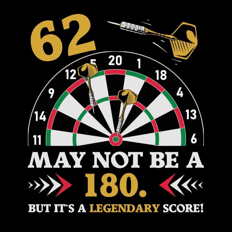 Pas 180 mais un classique : les fléchettes du 62e anniversaire