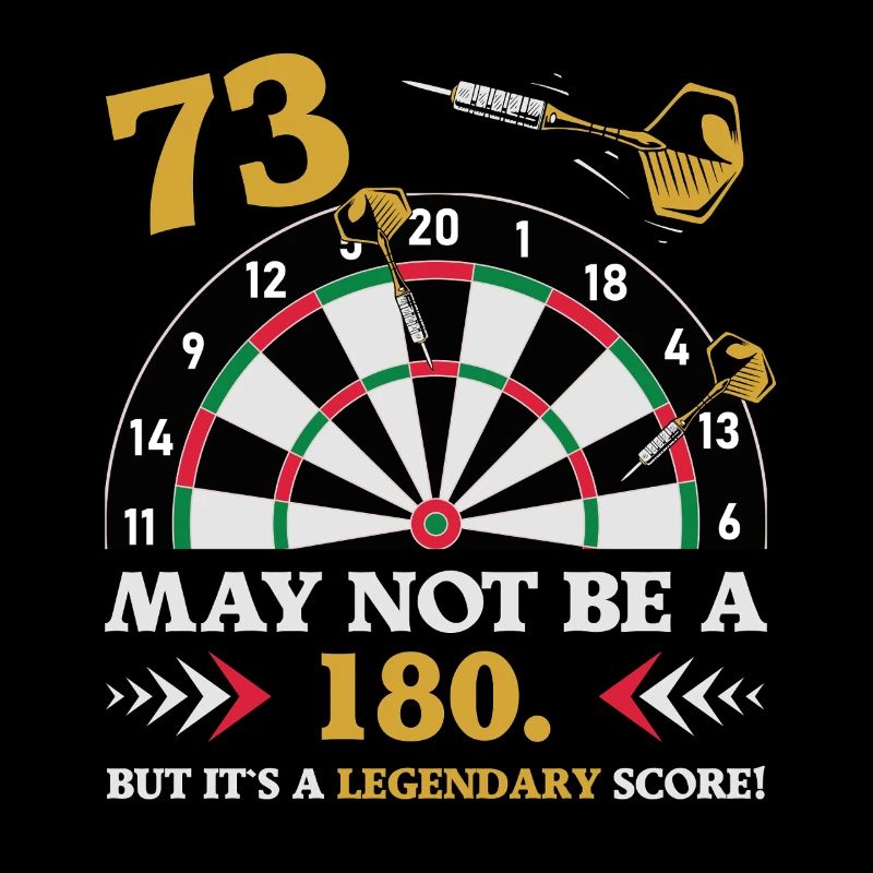 Pas 180 mais un classique : les fléchettes du 73e anniversaire