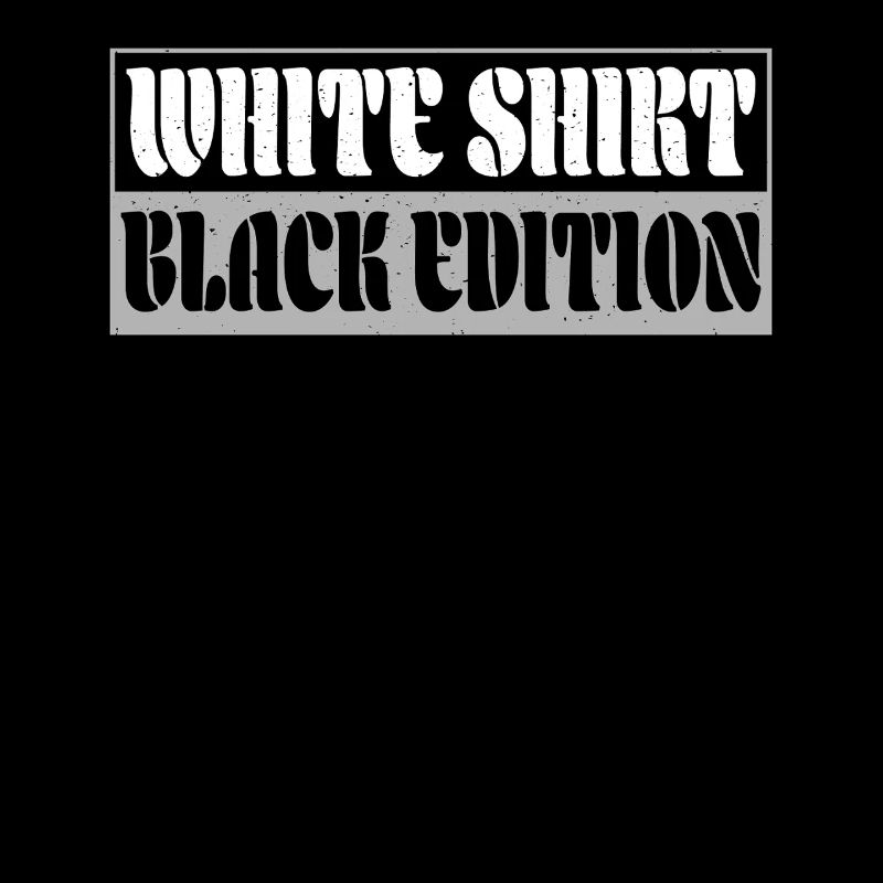 White tee Black Edition