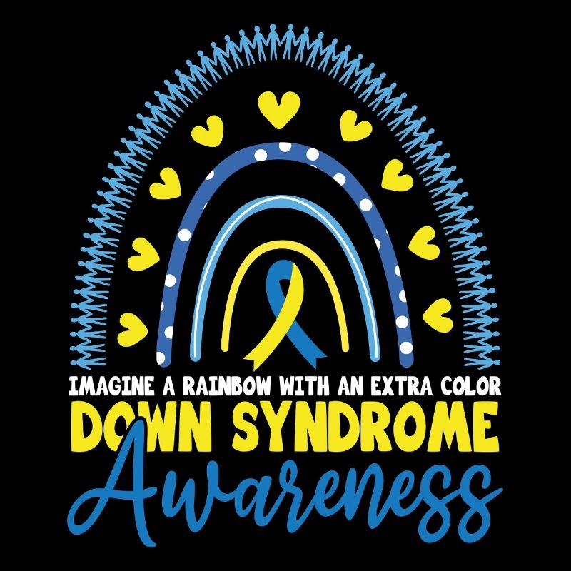 Rainbow With Extra Color Down Syndrome
