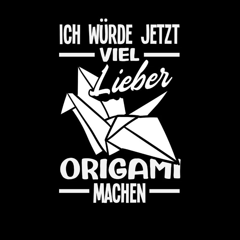 I'd much rather make origami now