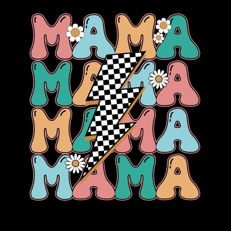 Groovy Mama Mutterschaft Elternteil Muttertag