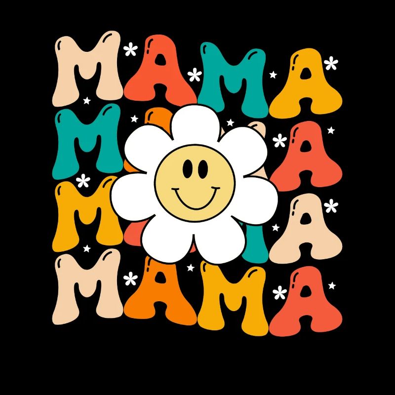 Groovy Mama Mutterschaft Elternteil Muttertag