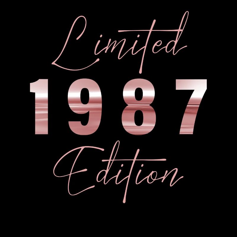 Minimaliste Édition Limitée 1987 Anniversaire Pastel