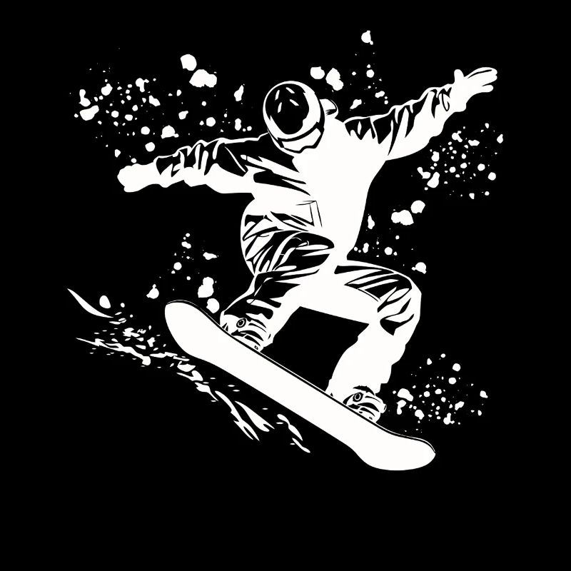 Snowboarder Snowboarding Snowboard