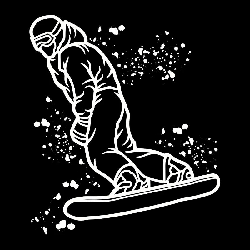 Snowboarder Snowboarding Snowboard
