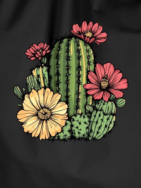 Cactus with flowers