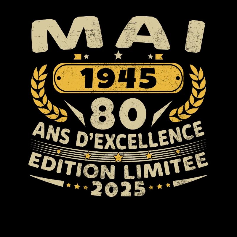 80 Year Old May 1945 Birthday Gift