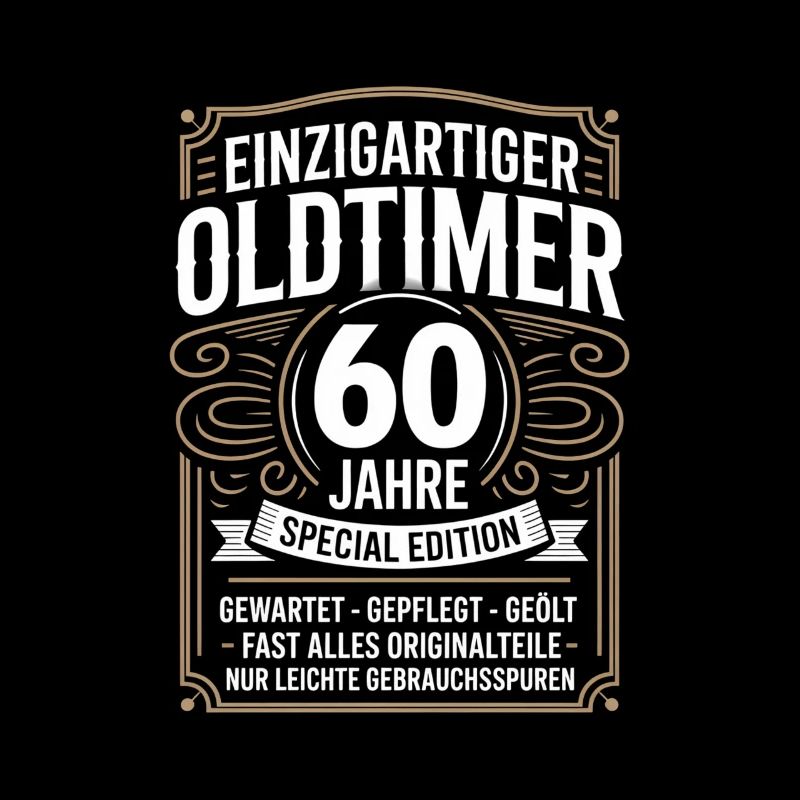 Unique classic car 60 years Special Edition