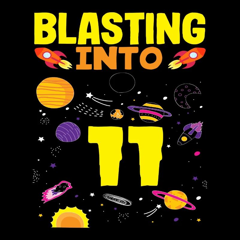 Space adventure with 11 planets