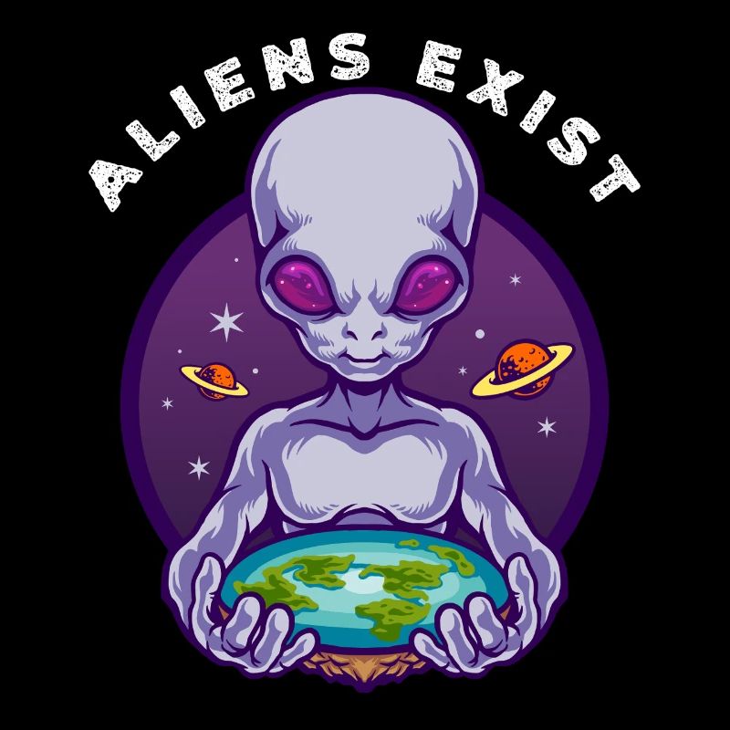 Alien Holding Earth