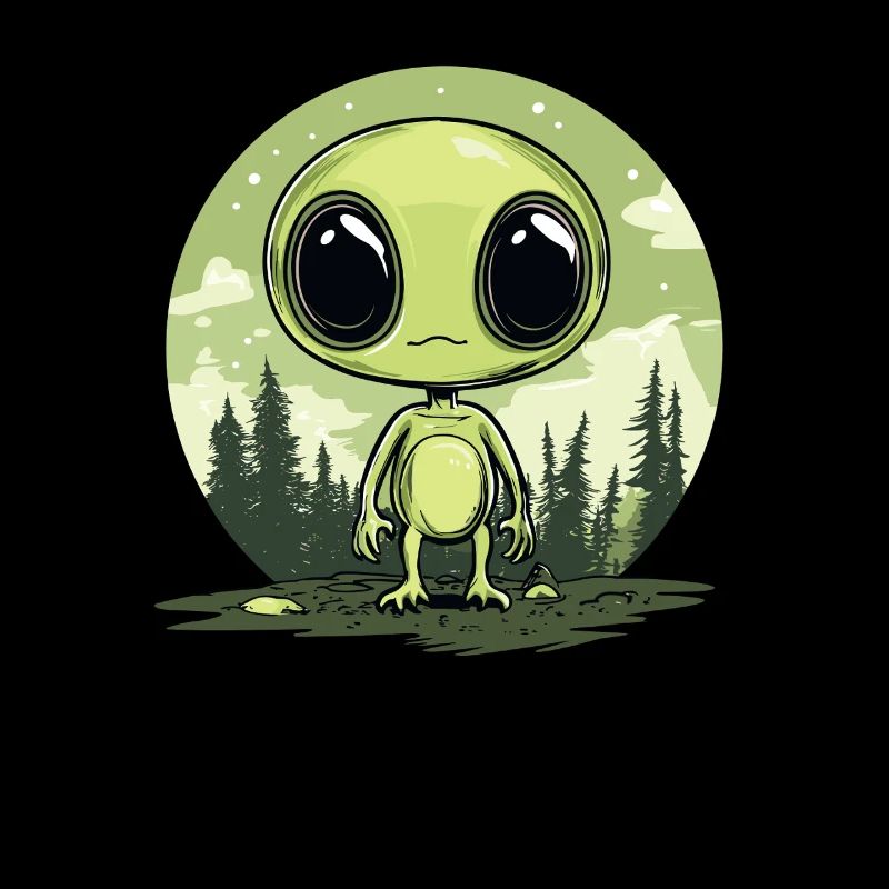 Alien dans la forêt