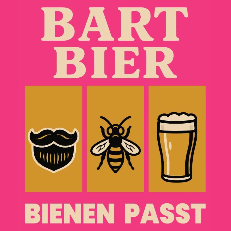 Bienen Imker Bart Bier Bienen Passt Spruch