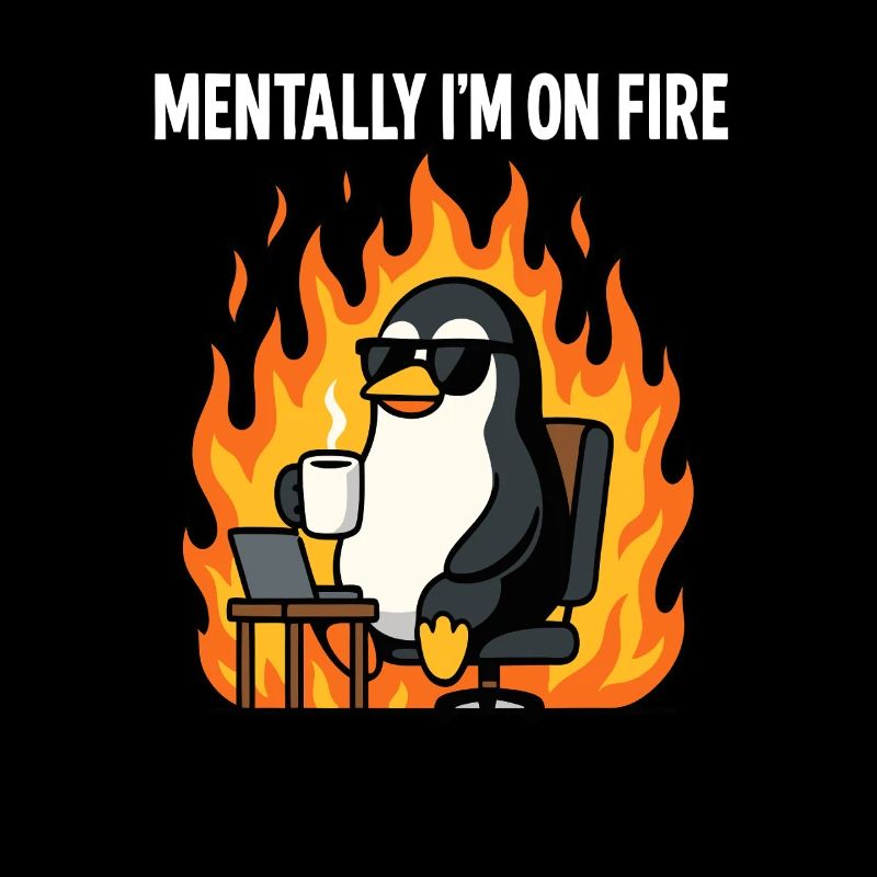 Penguin fire