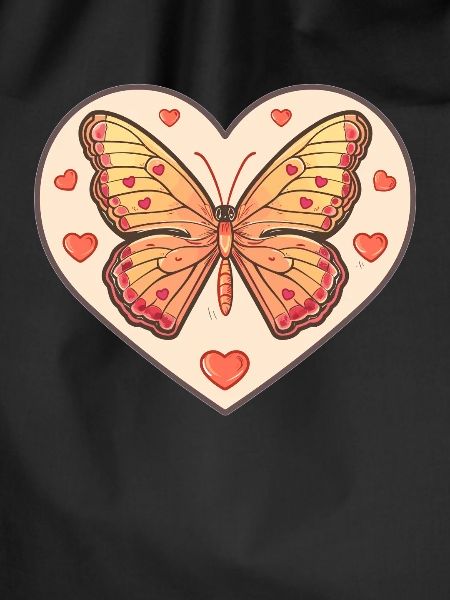 Heart Butterfly with Love