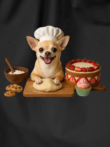 Chihuahua Baking Cake Cookies