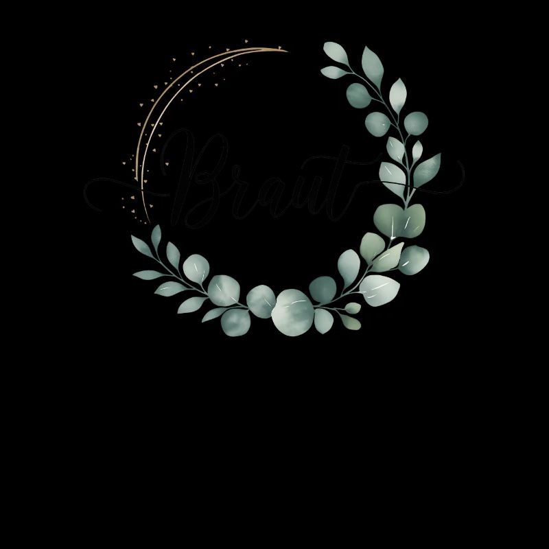 Couronne de fleurs de mariée Eucalyptus Enterrement de vie de garçon Mariage