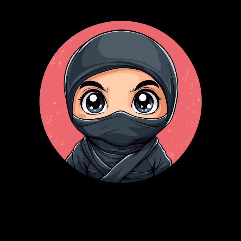 Ninja with big eyes