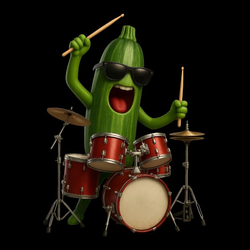Zucchini Drums