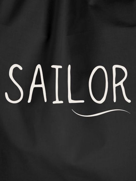 Sailor Sail Motif Lettering