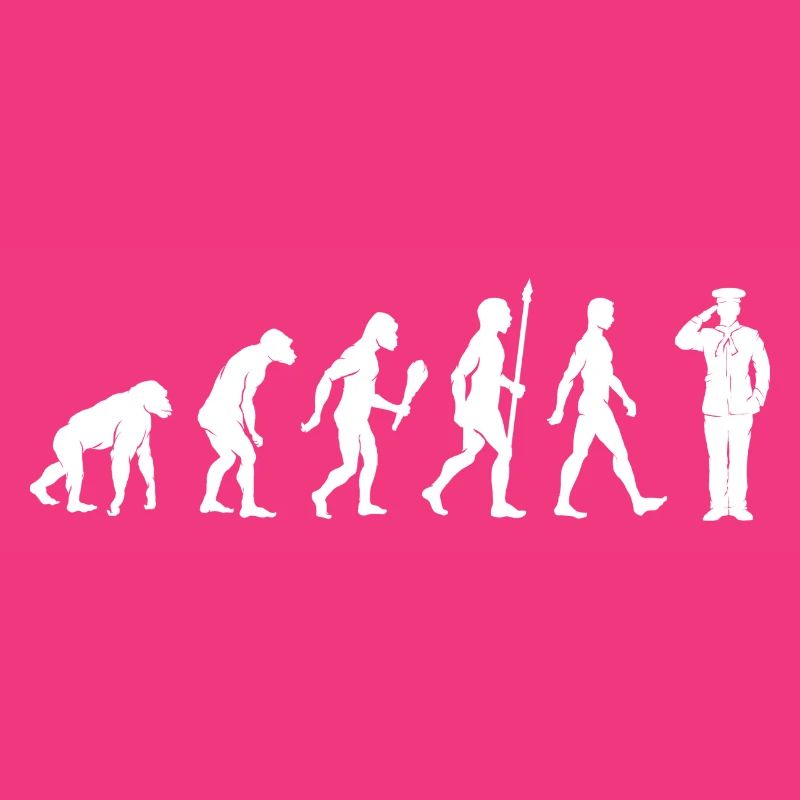 Lustige Seemann Evolution Matrose Geschenkidee