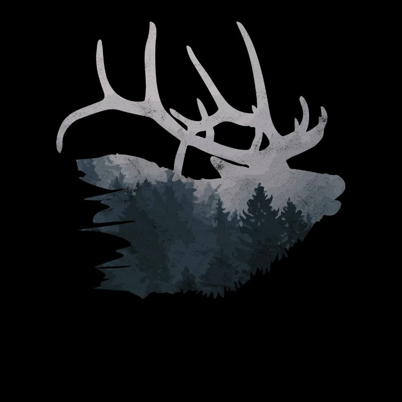 Moose Scandinavia Cadeau Chasseur Deer Antler