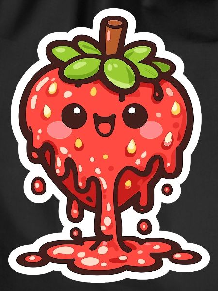 Cuddly Strawberry Drop Charm
