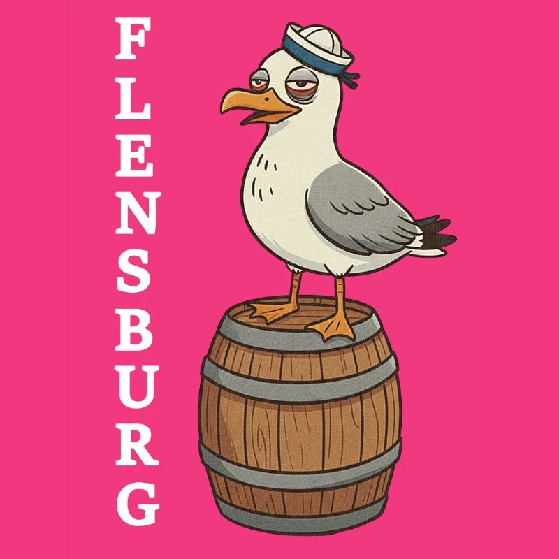 Flensburg Seagull Drunk