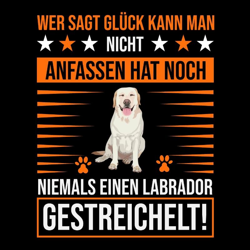 Labrador streicheln