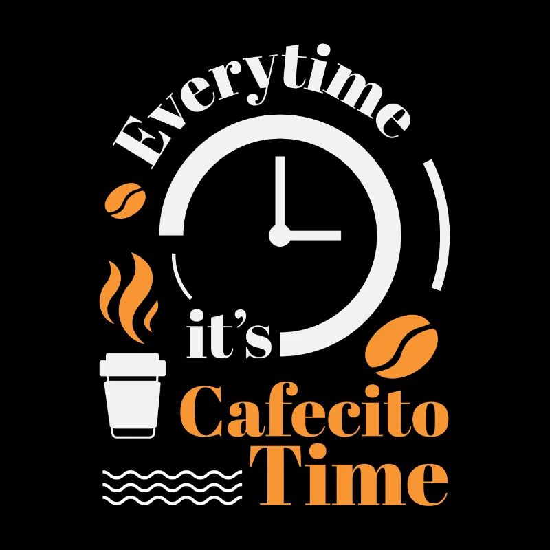 Amateur de Cafecito Buvant du café cubain Cafecito Mix