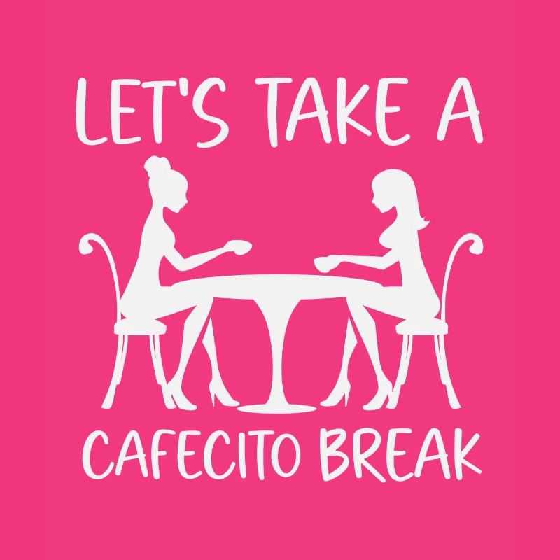 Cafecito Lover Drinking Cafecito Mix Cuban Coffee