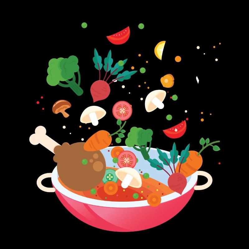 Wok with vegetables