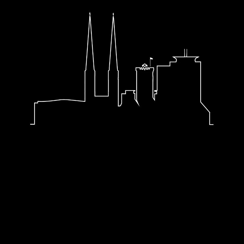 Bielefeld Skyline Line Panorama