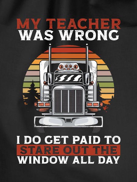 Semi Truck Trucker Gift