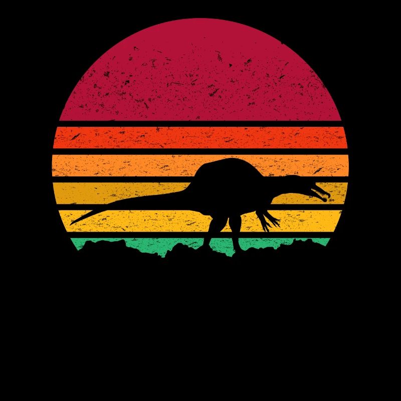 Spinosaurus Retro Style